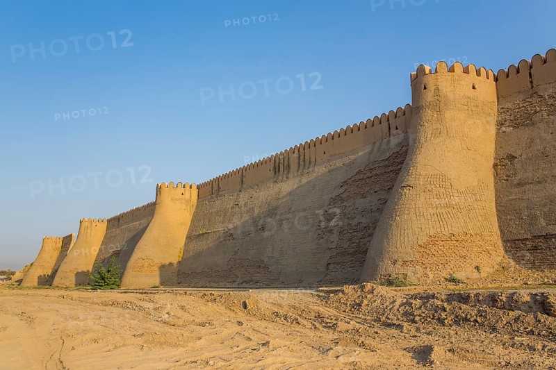 City wall made of mud bricks