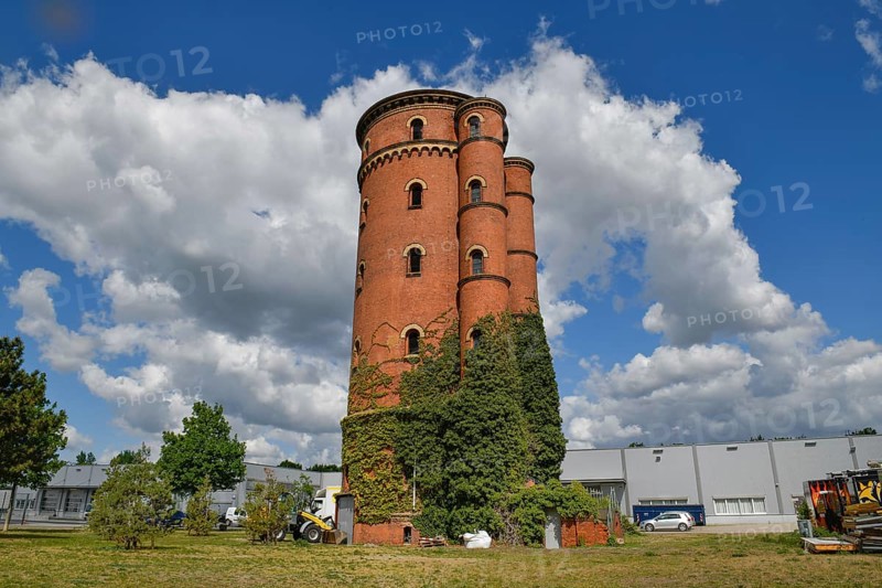 Old water tower on the former gasworks