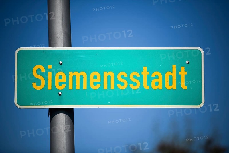 Siemensstadt town sign