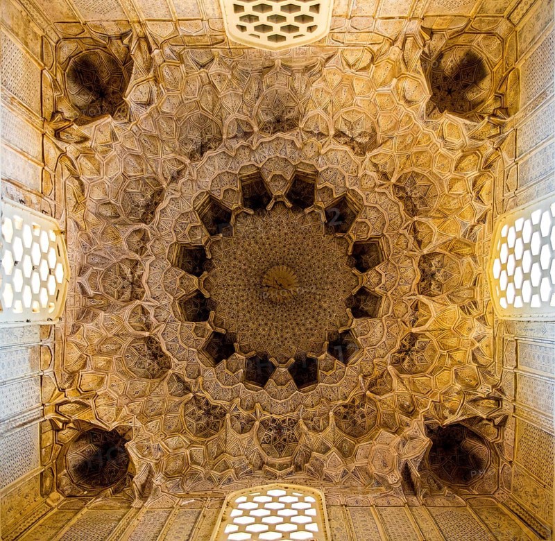 Ceiling in Kasi Sade Rumi Mausoleum
