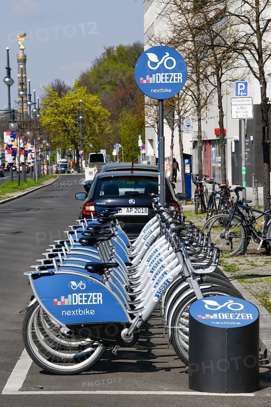 Deezer Nextbike rental bikes