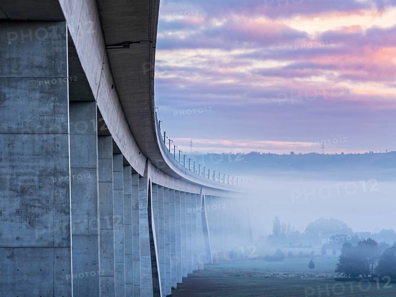 ICE bridge over the Unstrut valley