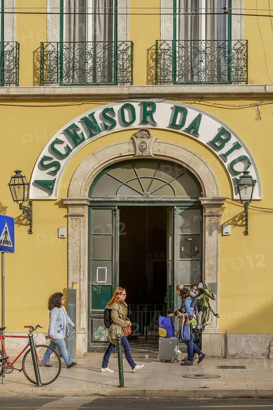 Funicular railway Ascensor da Bica