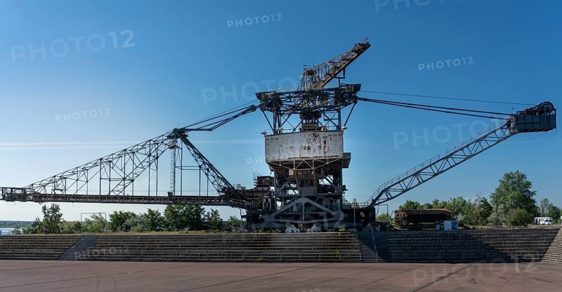Old lignite excavators in Ferropolis