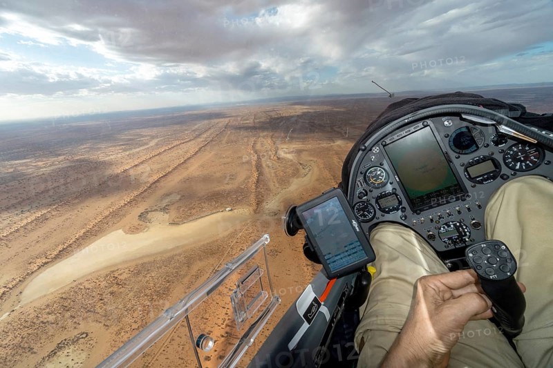 Cockpit of an aircraft