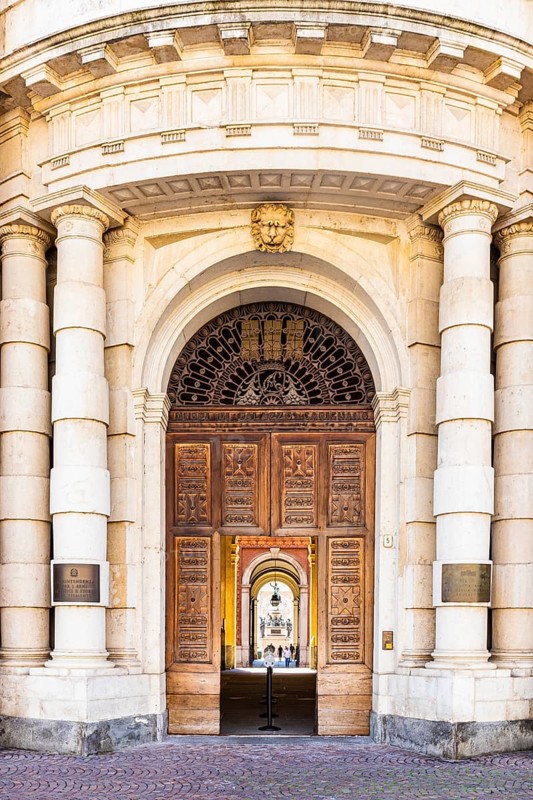 Entrance gate to Palazzo Carignano
