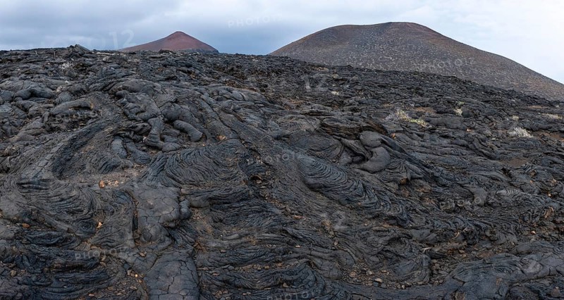 Typical volcanic landscape near La Restinga