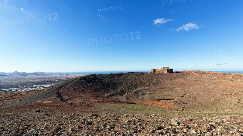 View of the Castillo de Santa Barbara and the Caldera