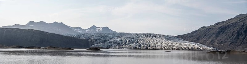 Kverkfjoell glacier tongue on Vatnajoekull glacier