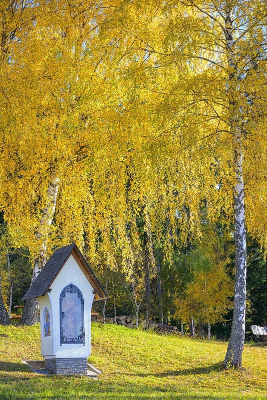 Wayside shrine at the Magdalensberg Filial Church