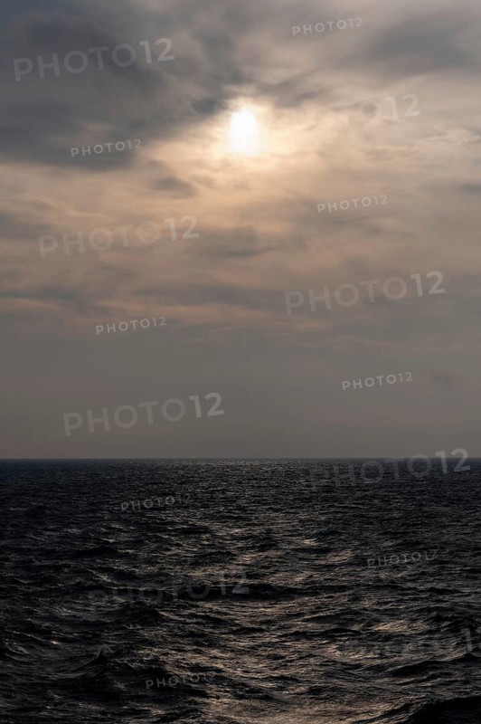 Water surface at wind force 3 to 4 Beaufort