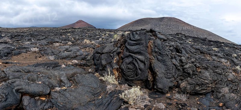Typical volcanic landscape near La Restinga