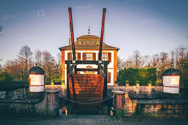 Moated castle