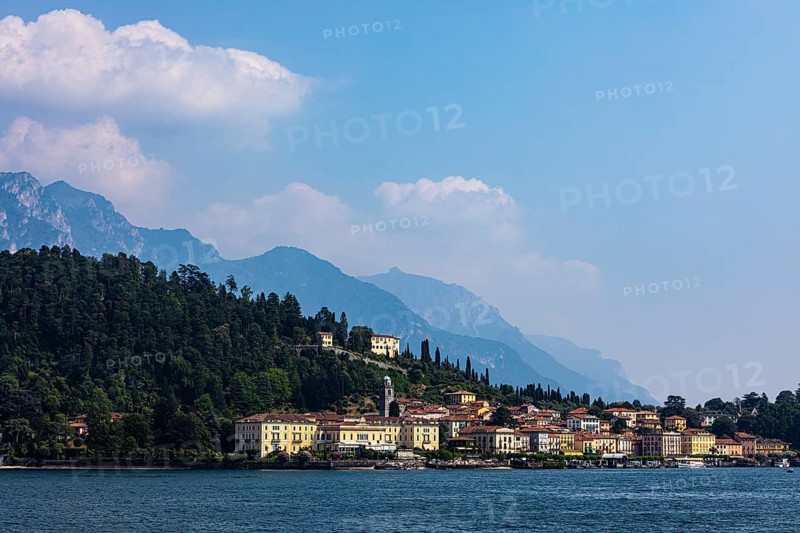 The village of Bellagio on the shores of Lake Como