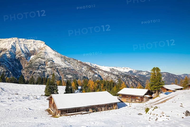 Kotalm Niederleger with snow in late autumn