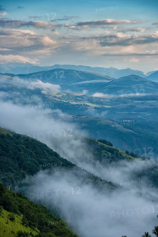 Sunrise on the Sibillini mountains