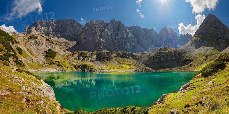 Turquoise crystal-clear Drachensee
