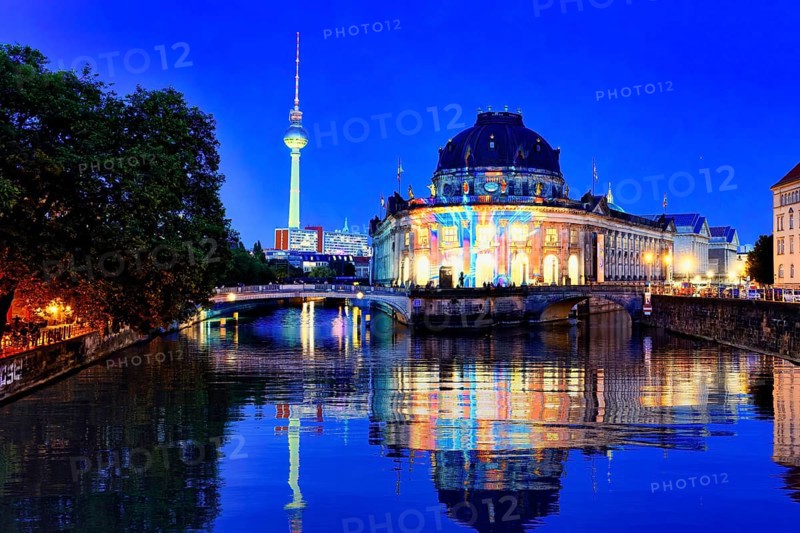 Bode Museum during the Festival of Lights