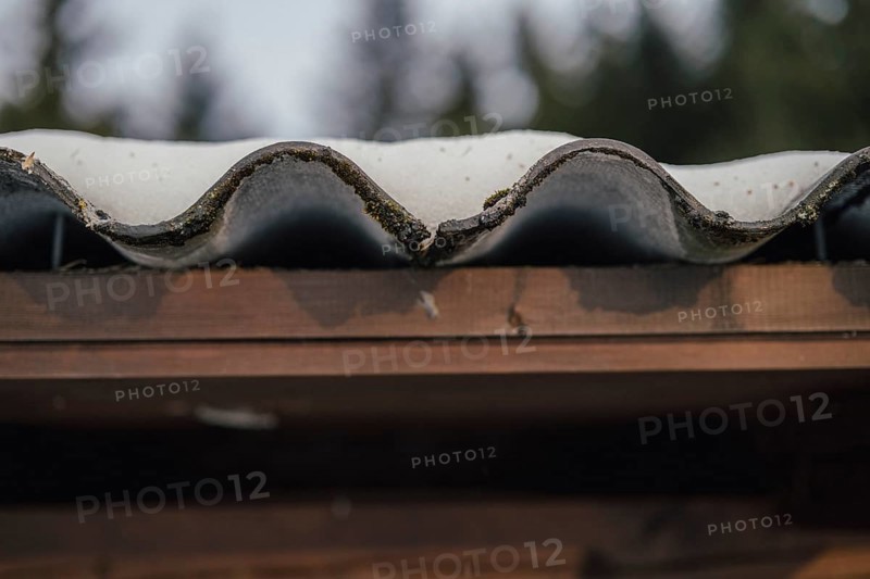 Corrugated iron roof