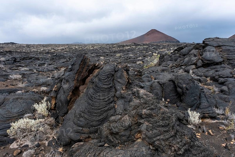 Typical volcanic landscape near La Restinga