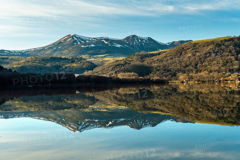 Lake Chambon in winter