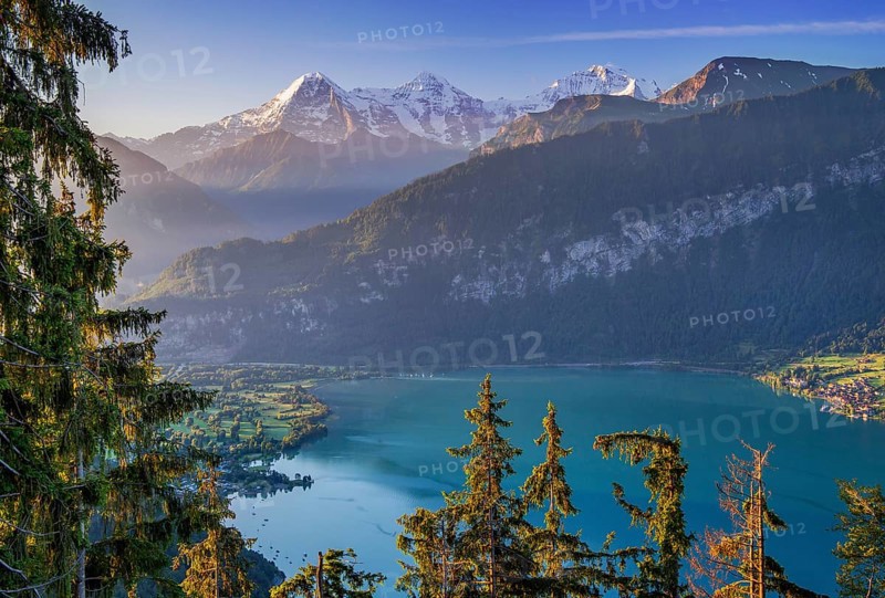 Eiger triumvirate with the Eiger north face