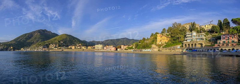 View of the town beach and the town from the pier