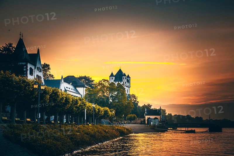 Electoral castle on the banks of the Rhine