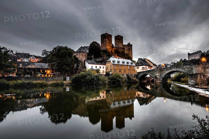 Historic old town of Runkel an der Lahn