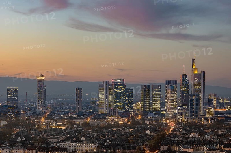 View over Frankfurt