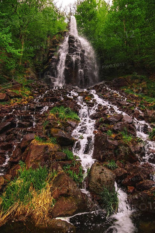 Trusetal Waterfall near Brotterode-Trusetal