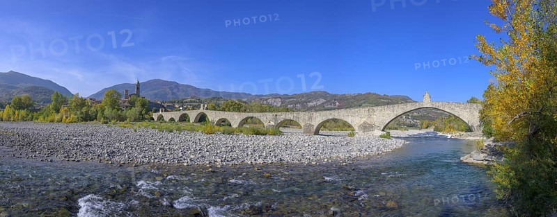Ponte Gobbo over the Trebbia River