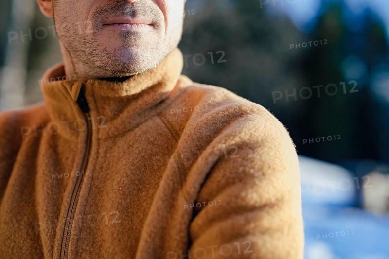 Man with three-day beard