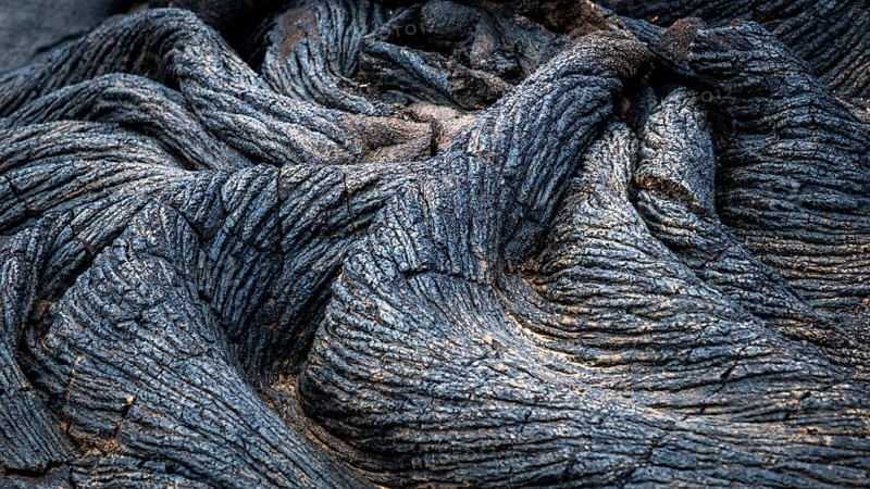 Pahoehoe lava