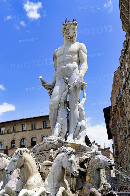 The Neptune Fountain by Bartolomeo Ammannati