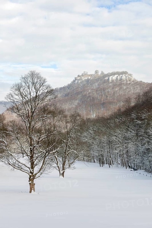Winter landscape near Bad Urach