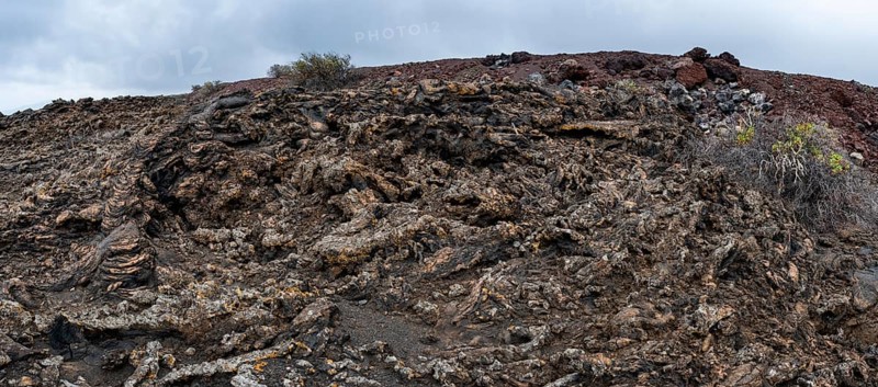 Typical volcanic landscape near La Restinga