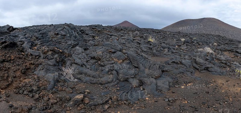 Typical volcanic landscape near La Restinga