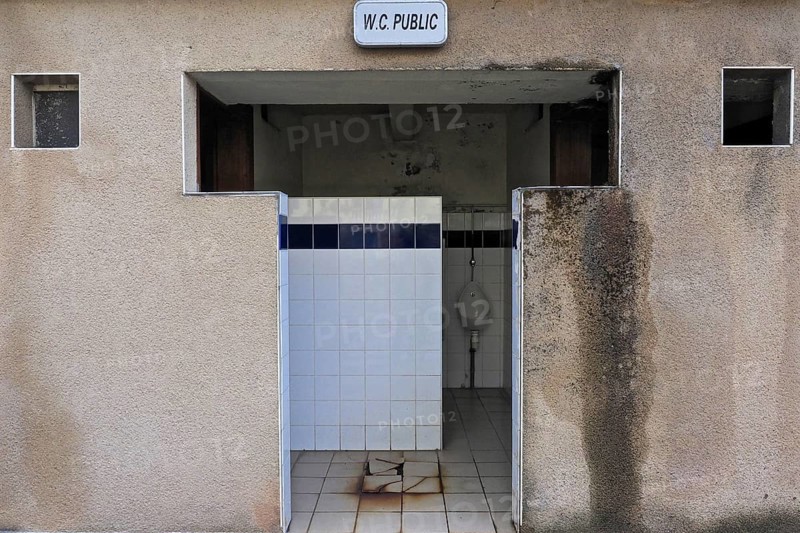 Public toilet with urinal