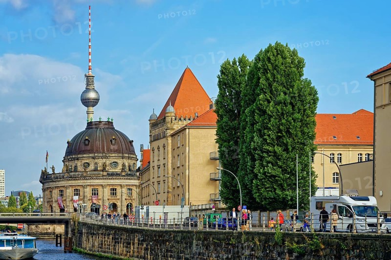 Bode Museum and Berlin Television tower