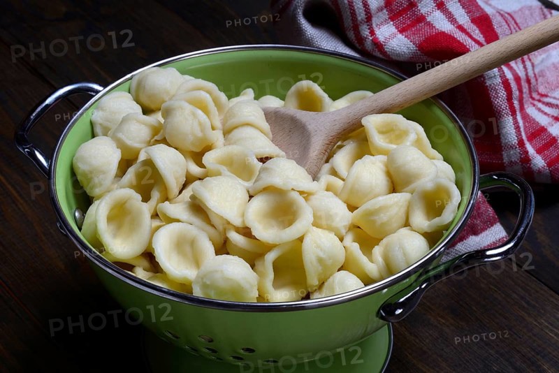 Orecchiette in drainer