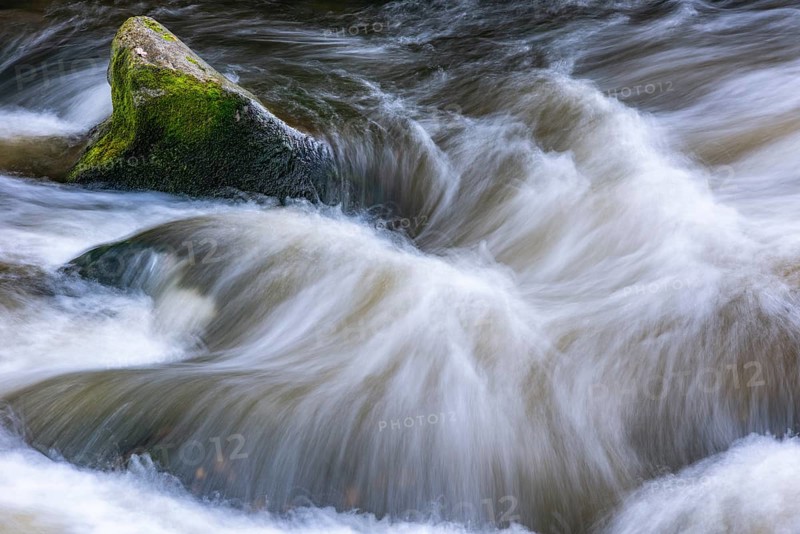 River Bode in the autumnal Harz Mountains