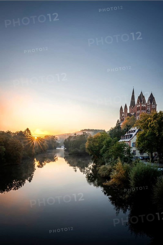 Late Romanesque and early Gothic Limburg Cathedral of Saint George or Georgsdom over the Lahn