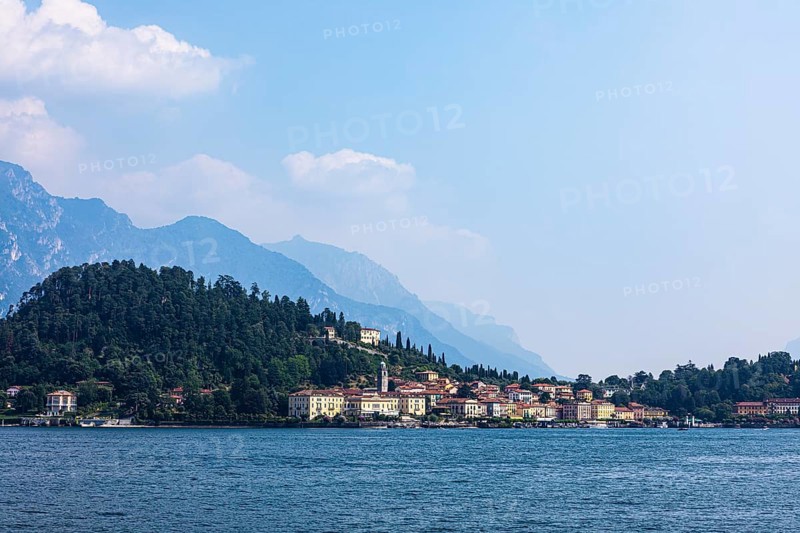 The village of Bellagio on the shores of Lake Como