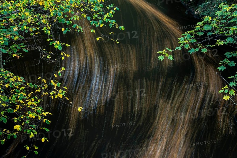 River Bode in the autumnal Harz Mountains