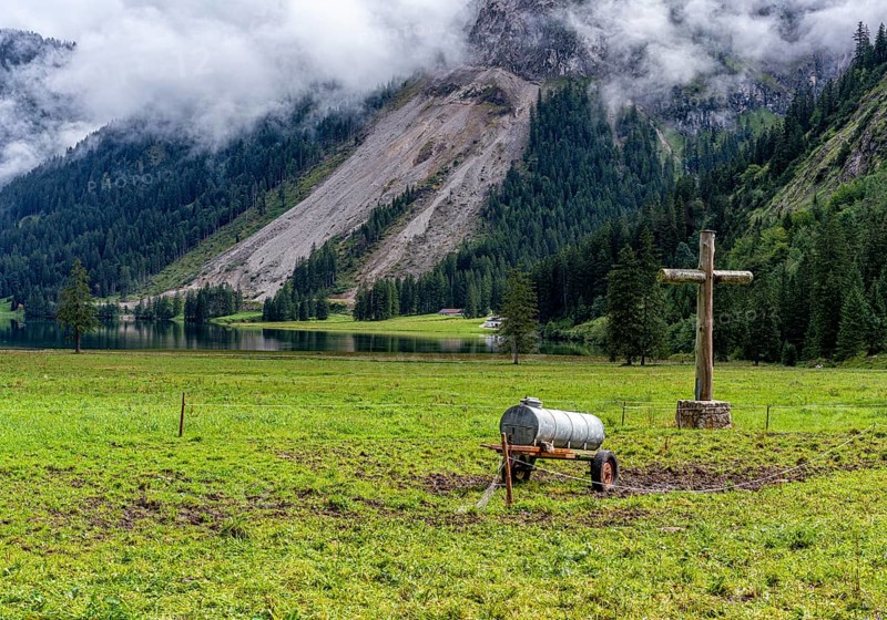 Landscape at the Vilsalpsee