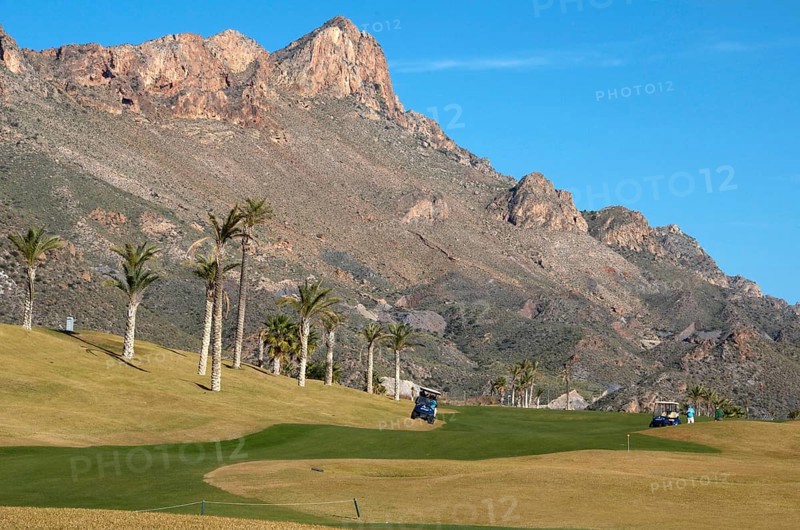 Aguilon Golf Club with Mount Aguilon