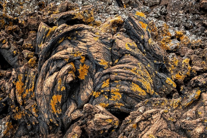 Pahoehoe lava