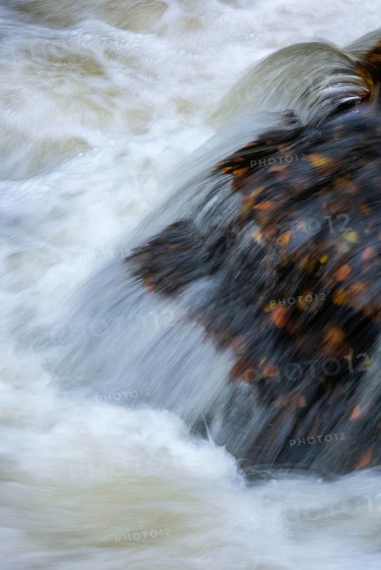 River Bode in the autumnal Harz Mountains
