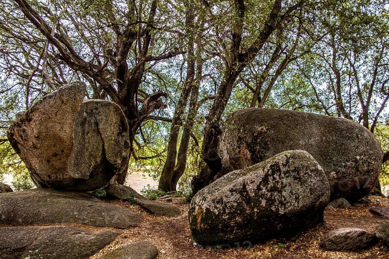Quarry for the production of the menhir statues